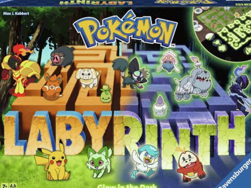 Pokemon Labyrinth Glow in the Dark